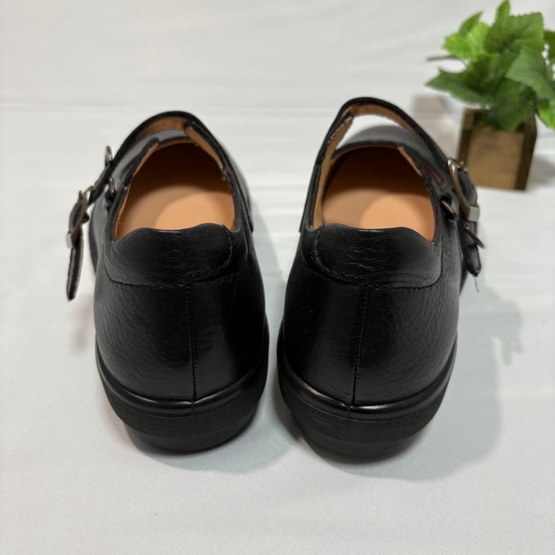 新品✨ムーンスター　MoonStar レディース　シューズ　日本製　本革　黒