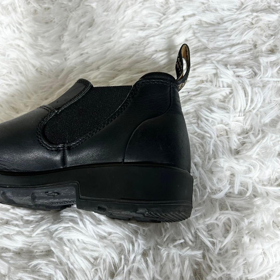 美品✨ブランドストーン サイドゴアブーツ ローカット ブラック 23.5cm