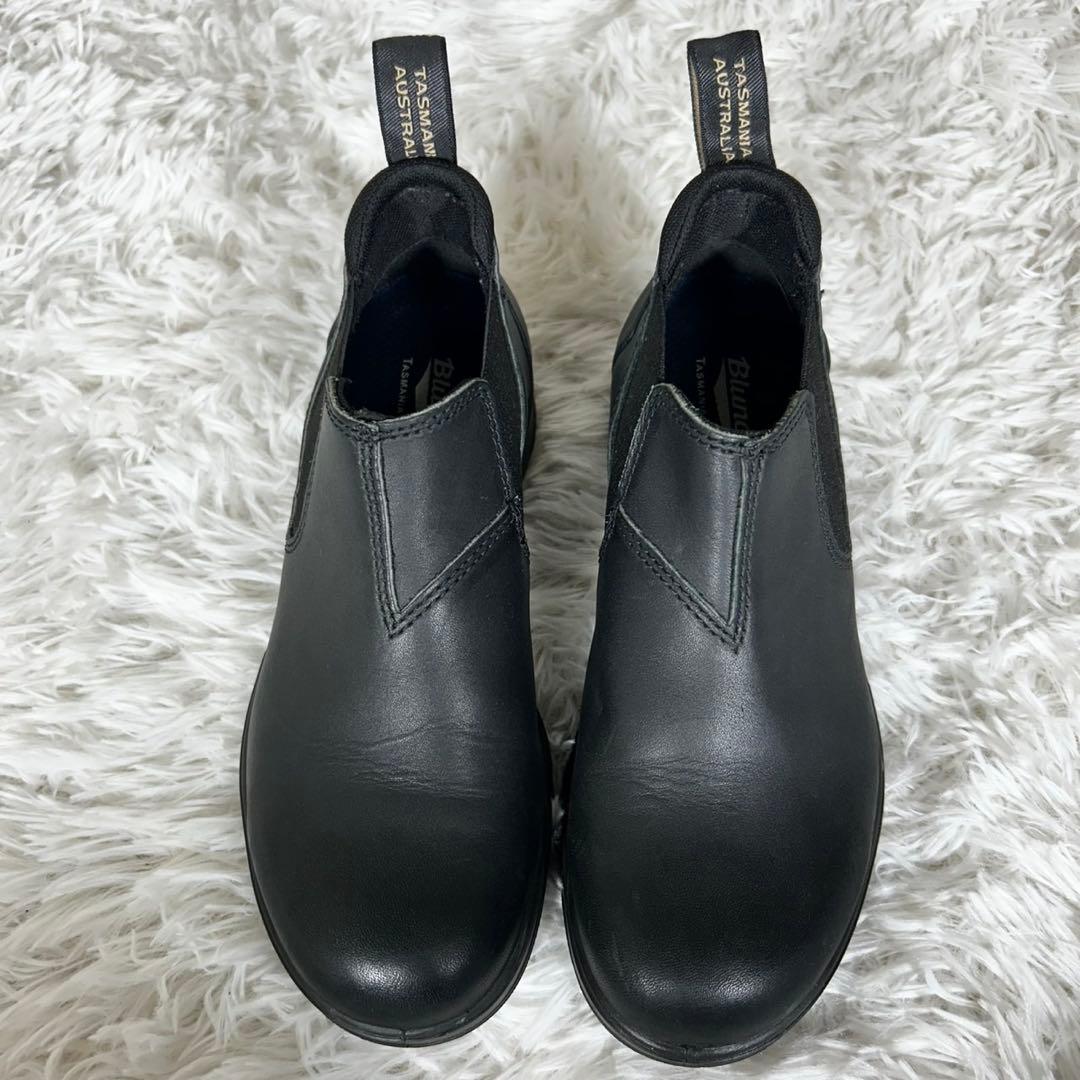 美品✨ブランドストーン サイドゴアブーツ ローカット ブラック 23.5cm