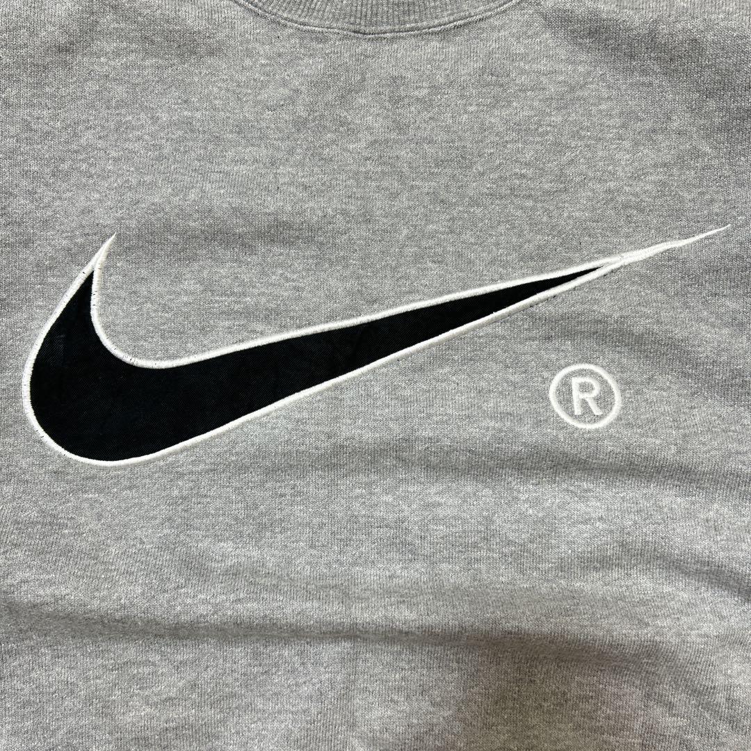 90s NIKE ナイキ スウェット トレーナー ナイキスウォッシュ グレー M