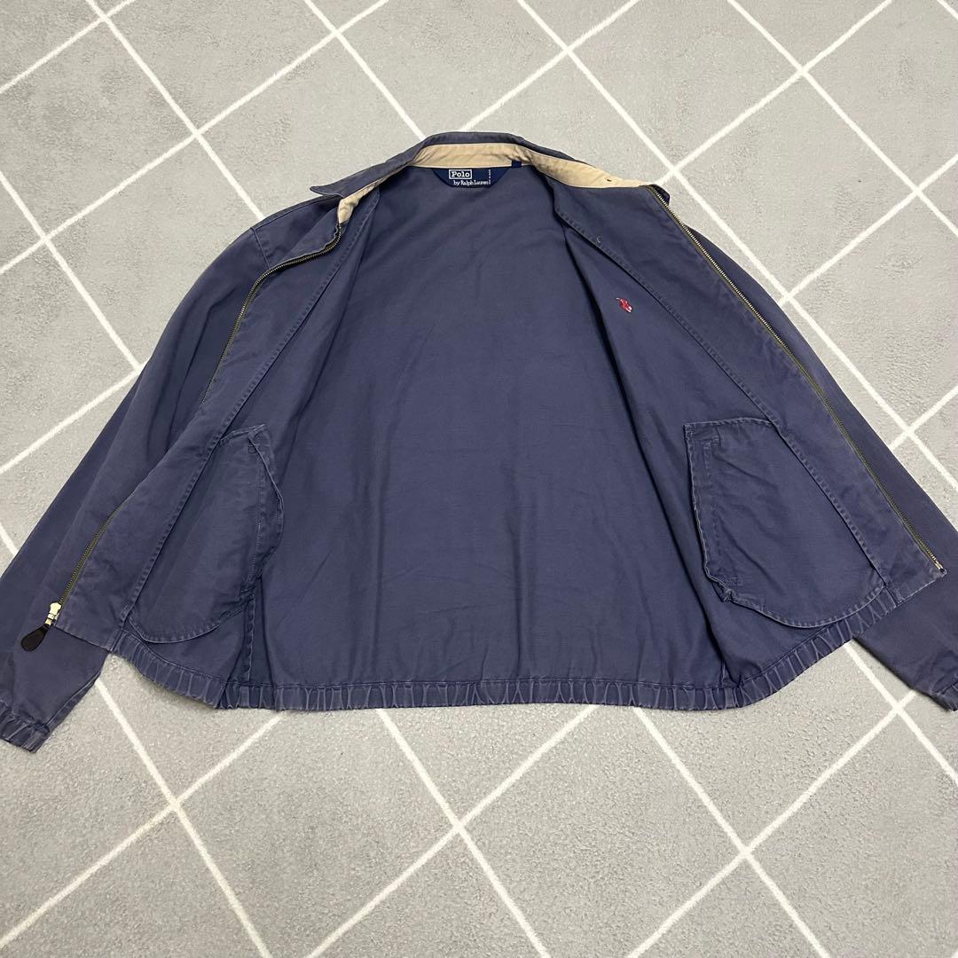 雰囲気系　ラルフローレン　スウィングトップ　短丈　フェード　90s 80s