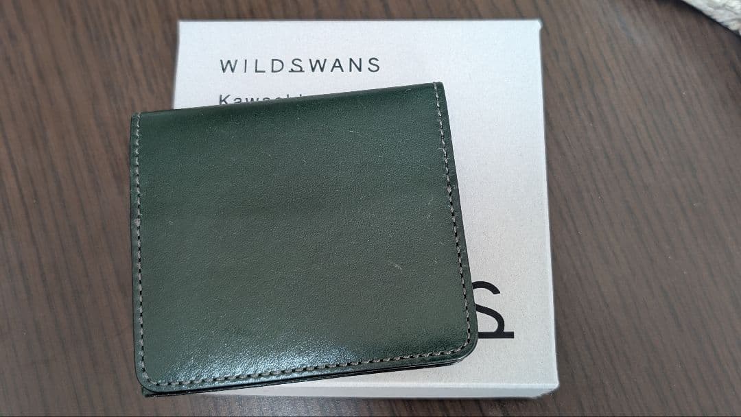 WILDSWANS MORRIS モーリス サドルプルアップ グリーン 財布