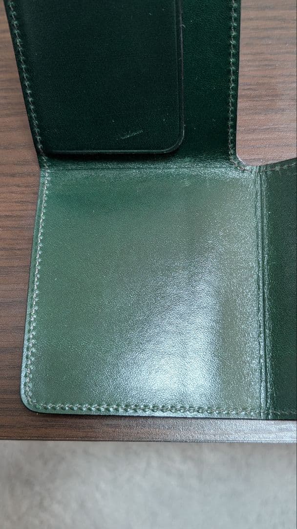 WILDSWANS MORRIS モーリス サドルプルアップ グリーン 財布