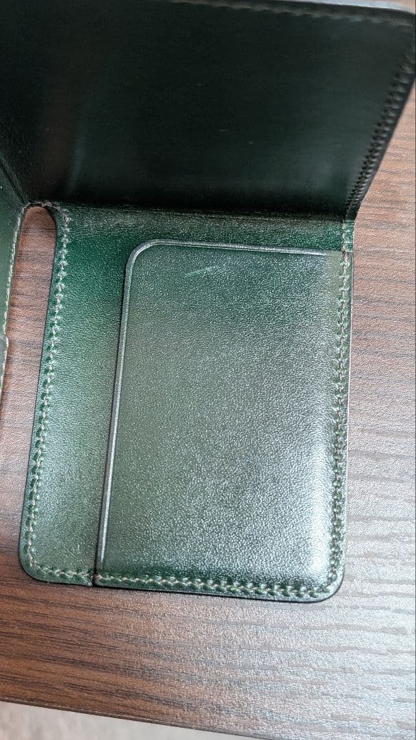 WILDSWANS MORRIS モーリス サドルプルアップ グリーン 財布