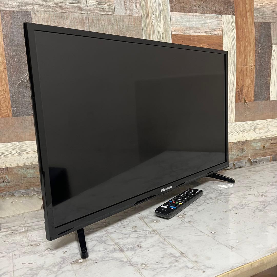 即日受渡❣️全国送料込ハイセンス32型テレビYouTube.U-NEXT視聴可能
