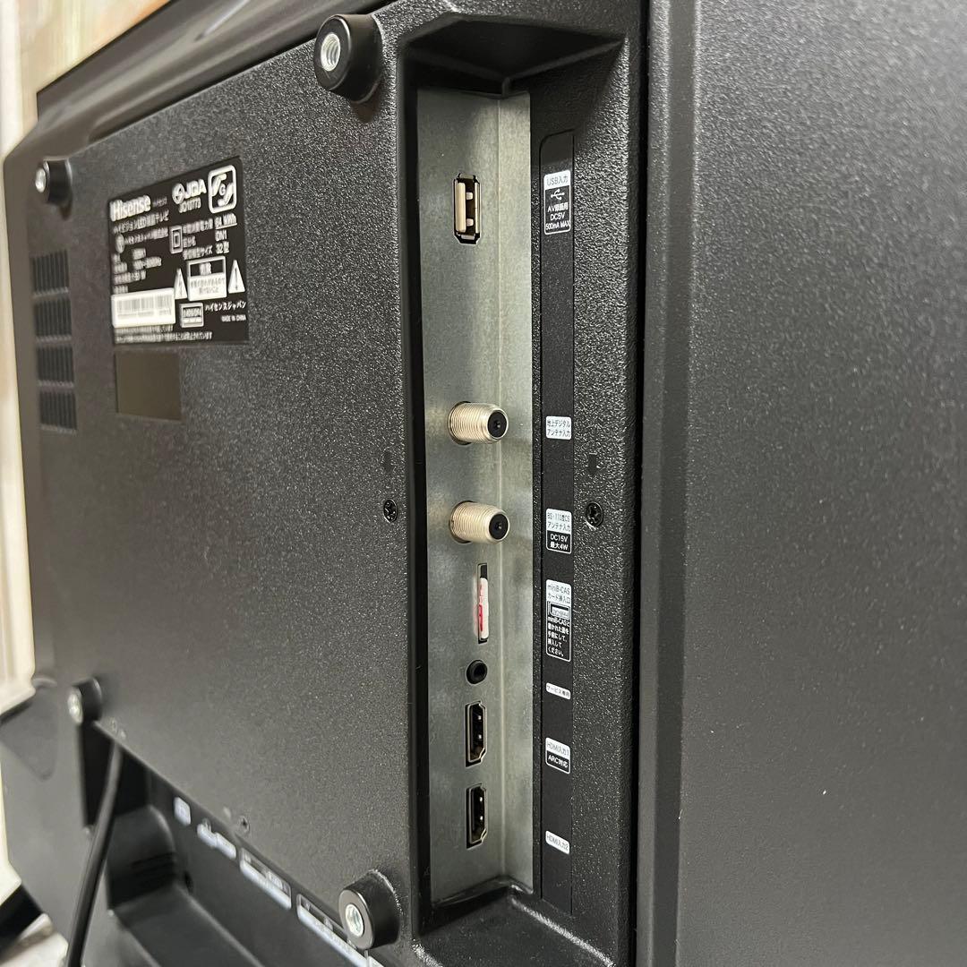 即日受渡❣️全国送料込ハイセンス32型テレビYouTube.U-NEXT視聴可能