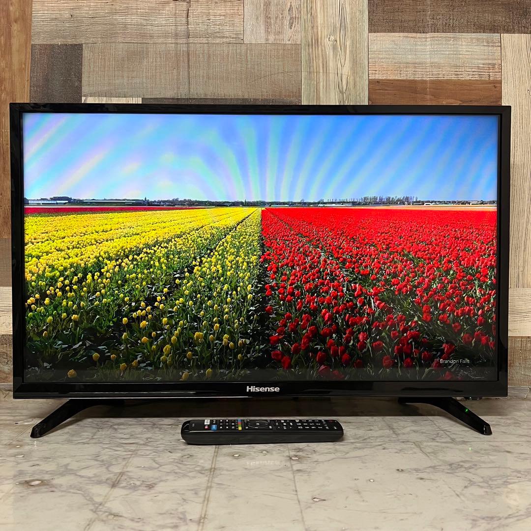 即日受渡❣️全国送料込ハイセンス32型テレビYouTube.U-NEXT視聴可能