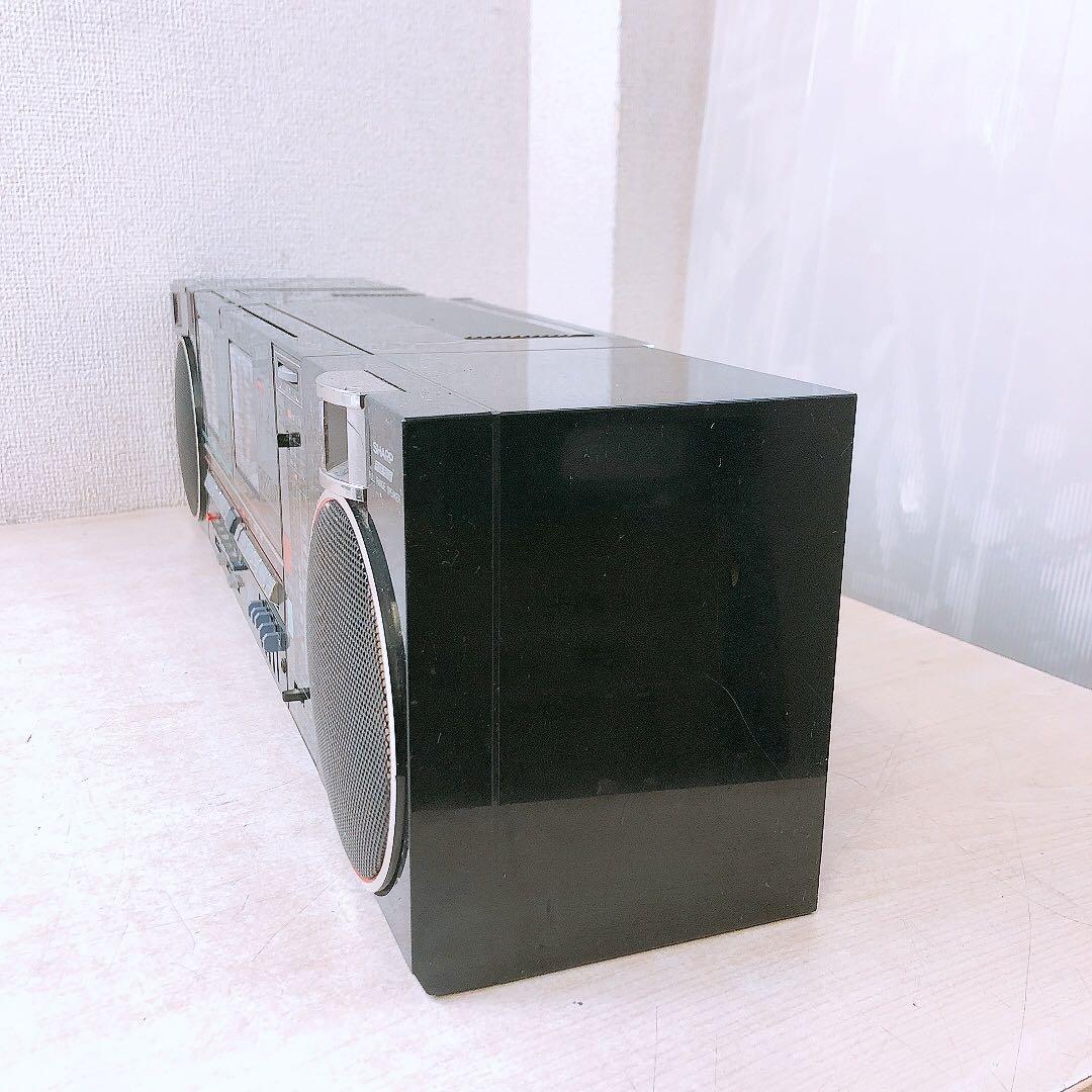 あ*し様 通電OK シャープ ラジカセ レトロ 当時物 QT88MKII SHA