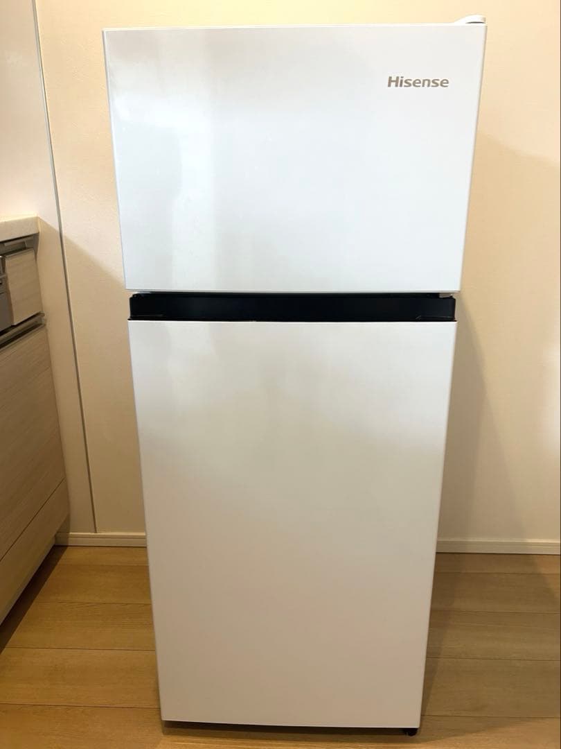 Hisense 冷蔵庫 124L 保証期間つき※直接引き取り限定