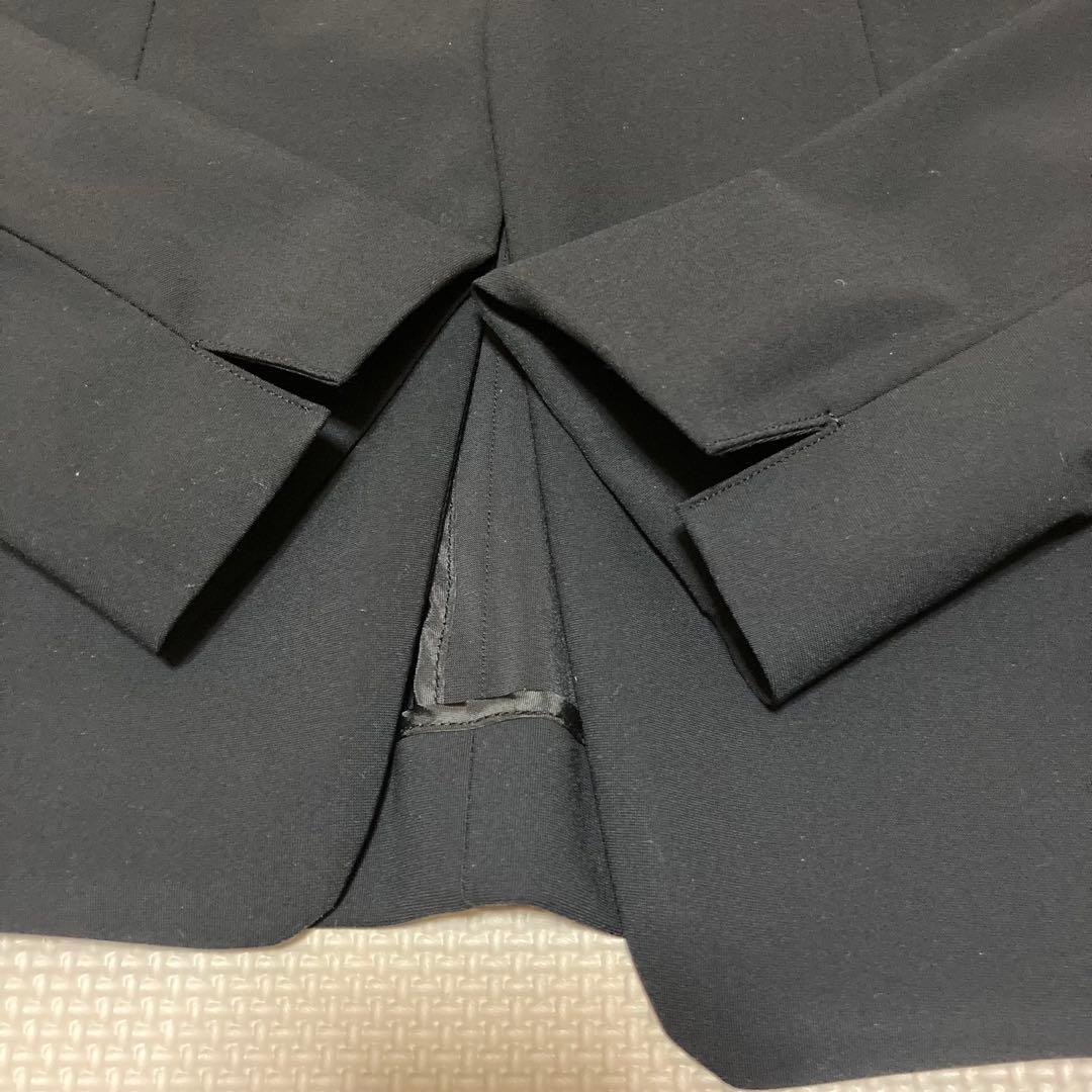 美品✨PLST プラステ パンツスーツ セットアップ ノーカラー ブラック S