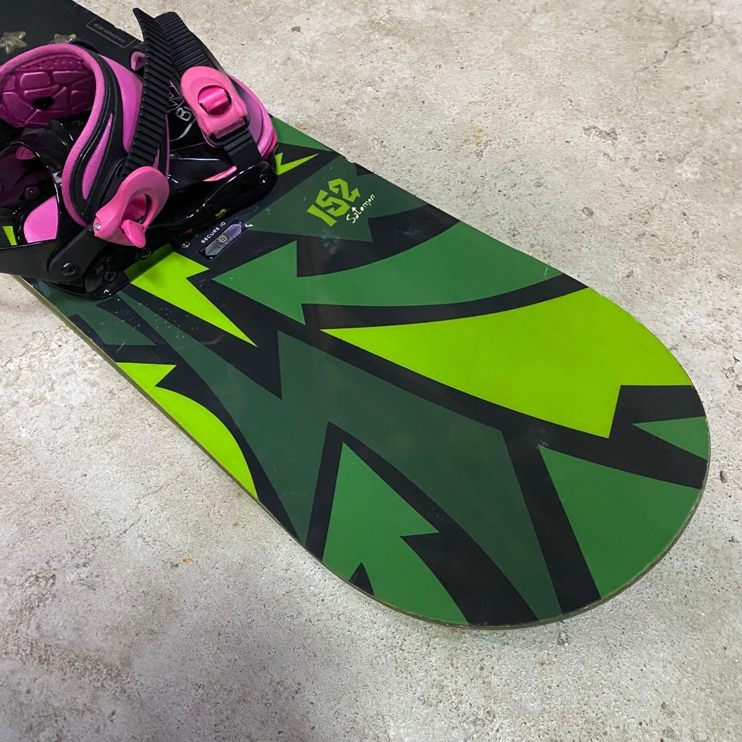 SALOMON サロモン　SEQUENCE 152スノーボード 2点セット