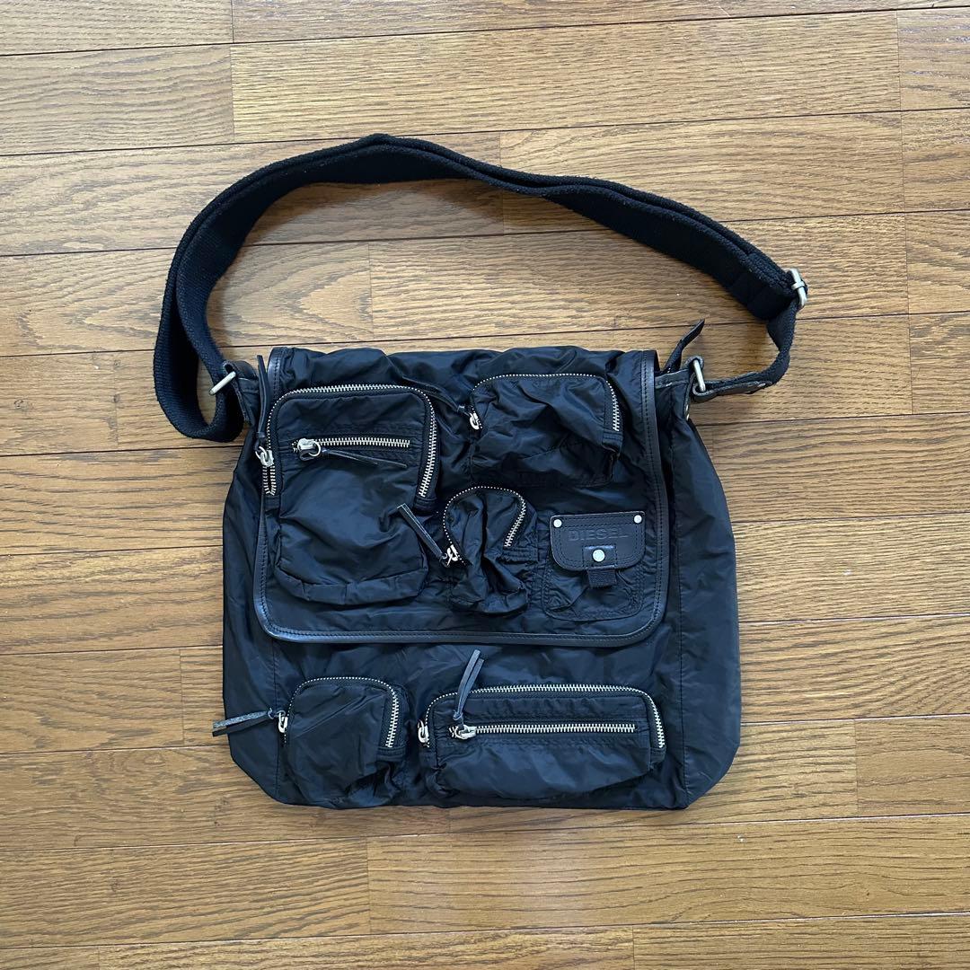 バッグ 00s DIESEL multi pocket bag y2k