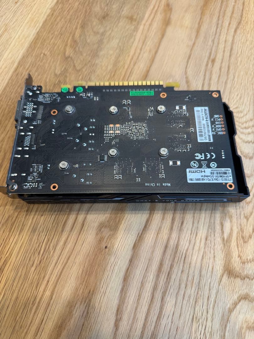 グラフィックボード・グラボ・ビデオカード GF-GTX1650D6-E4GB/DF3