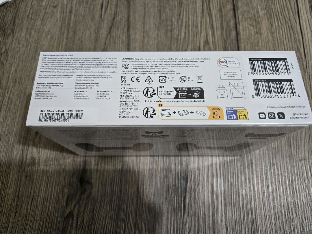 BACKBONE PRO スマホ/PC対応コントローラー