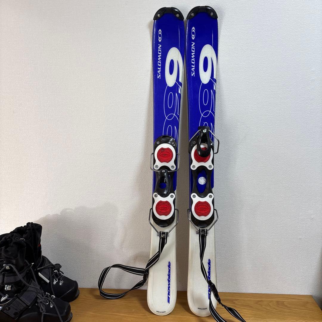 メンズショートスキー　ファンスキーセット　SALOMON 24.5cmブーツ付