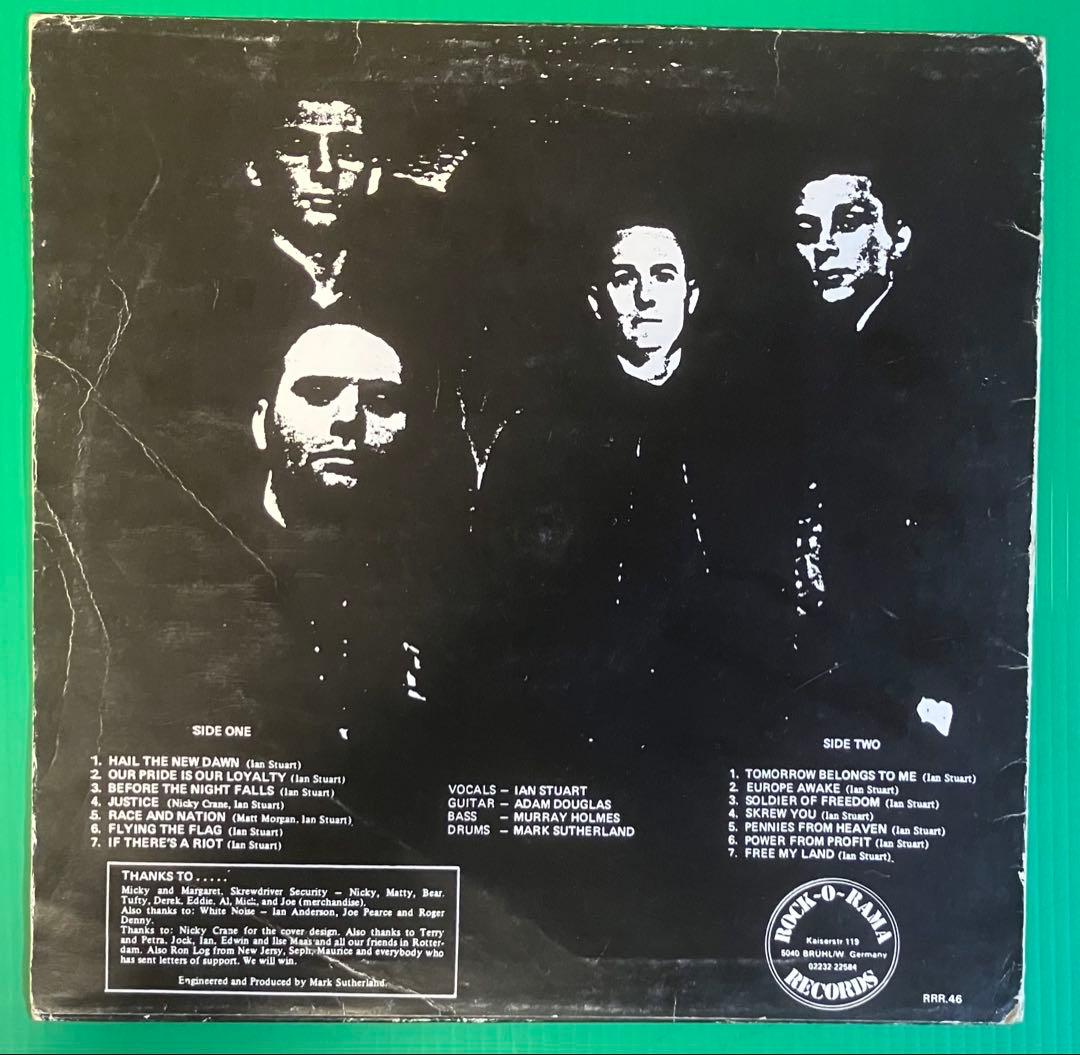 SCREWD 『HALL THE NEW DAWN』LP オリジナル盤