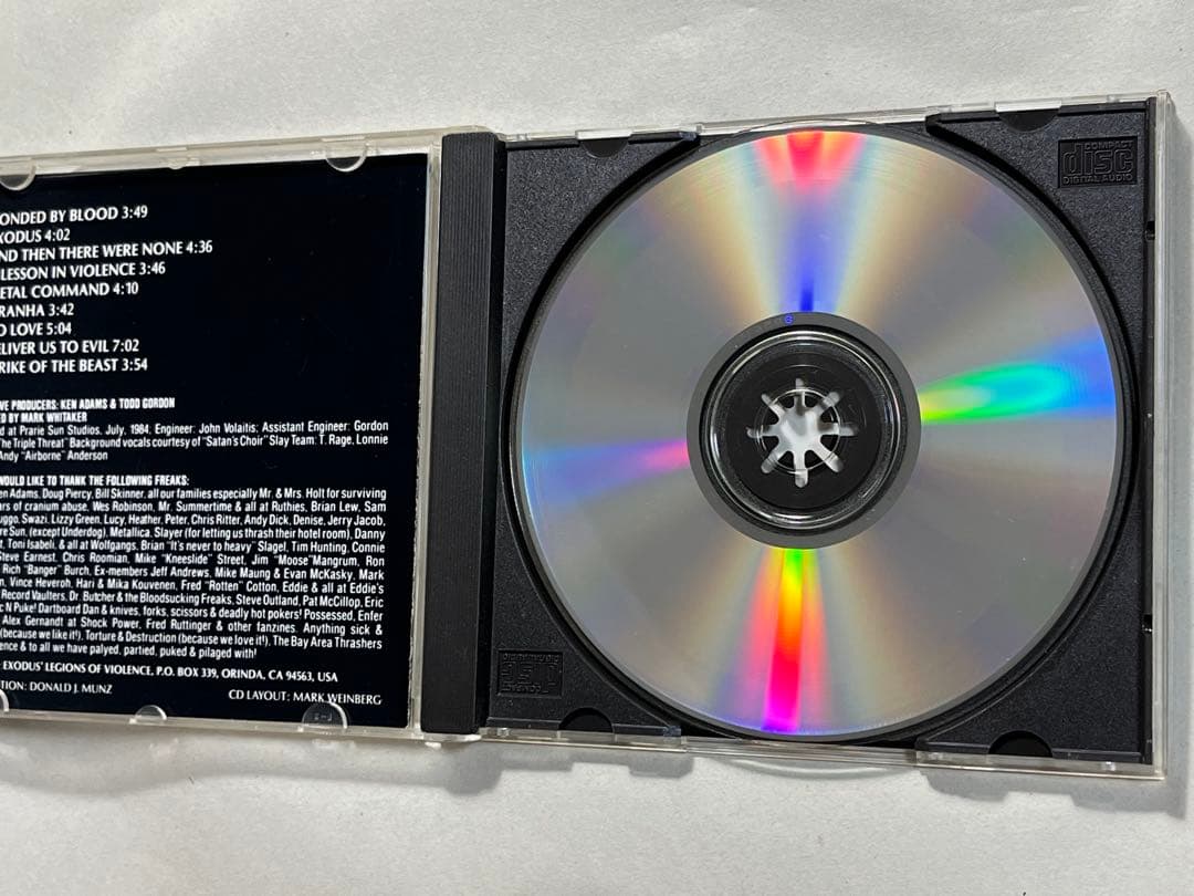 【希少CD】Exodus Bonded By Blood【1986】