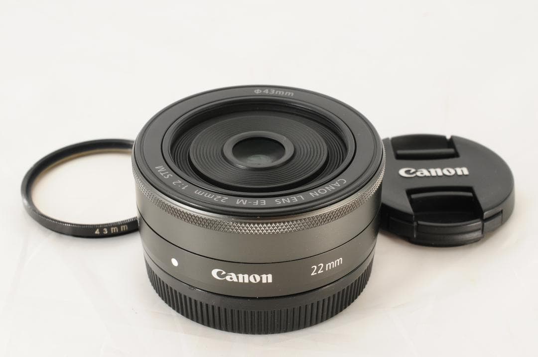 【フード・フィルター】Canon EF-M 22mm F2 STM 手振補正あり