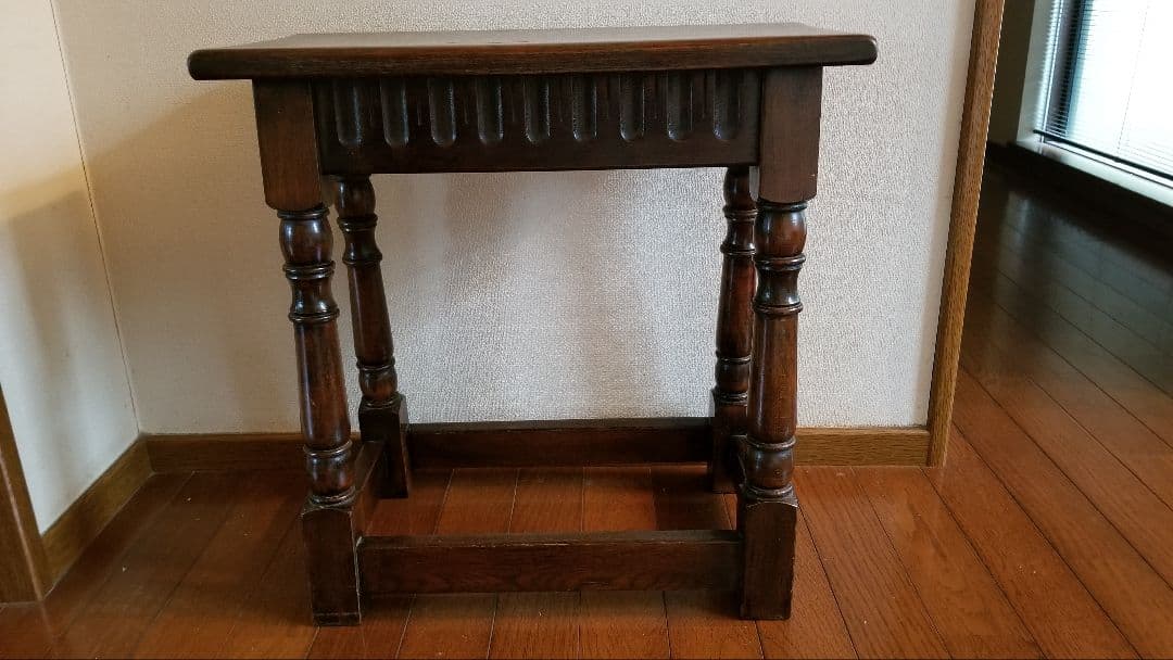 ヴィンテージ 英国べヴァン ファンネル社 Reprodux 木製 サイドテーブル