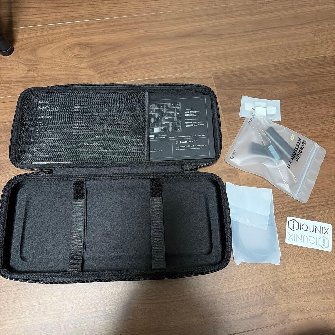 【美品】QUNIX MQ80 ブラック キーボード 本体