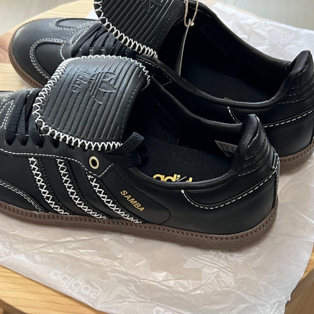 adidas Samba LT stitch core black27cm 新品