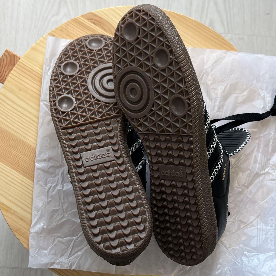 adidas Samba LT stitch core black27cm 新品