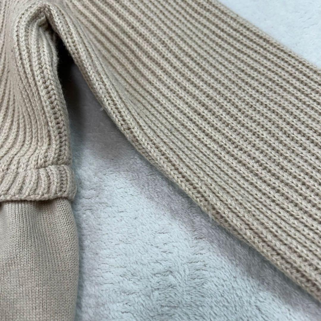 K23 M ピッコーネ ニット ドッキング ジャケット ベージュ レディース