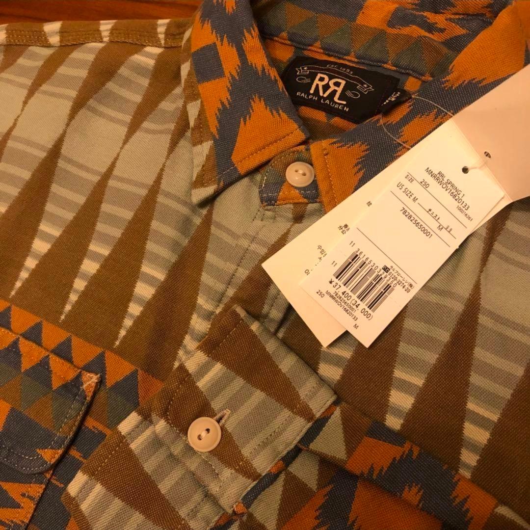 RRL 幾何学模様 長袖シャツ
