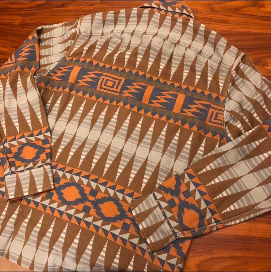 RRL 幾何学模様 長袖シャツ