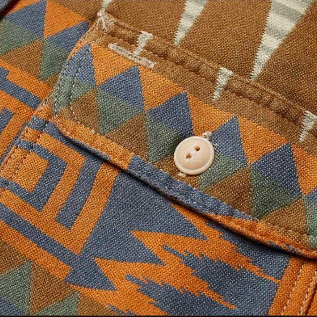 RRL 幾何学模様 長袖シャツ