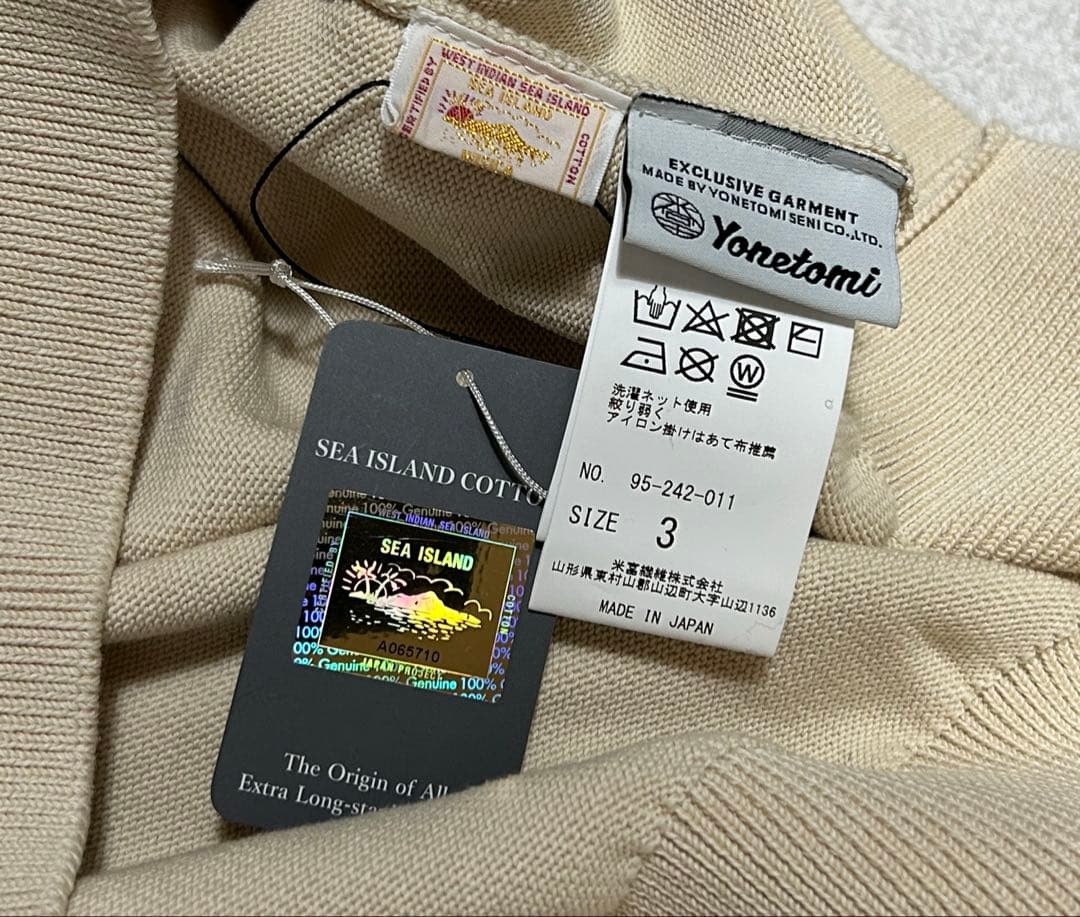 トップス Yonetomi SEA  COTTON PULLOVER 3