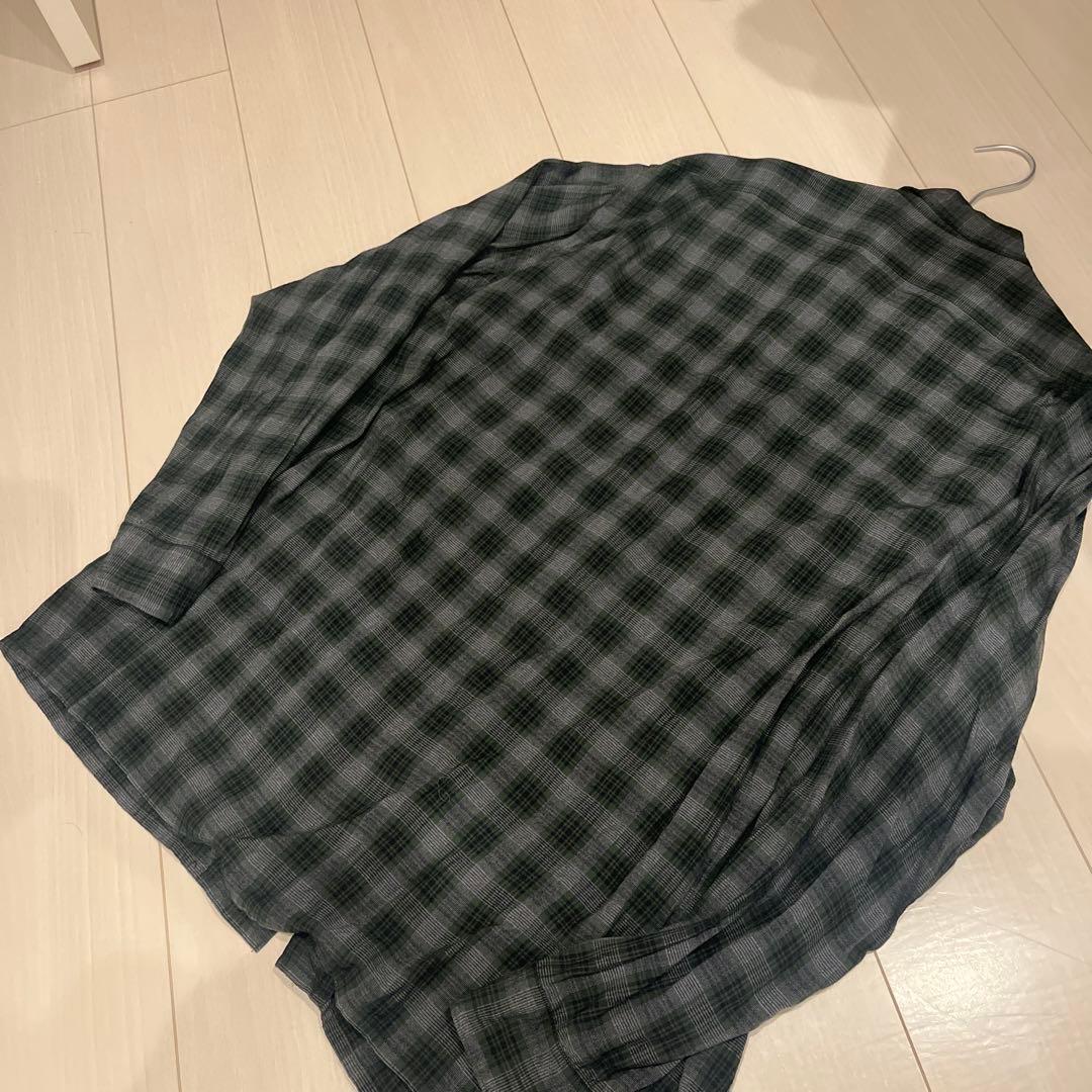 COMOLI 20SS レーヨンオープンカラーシャツ　Size3