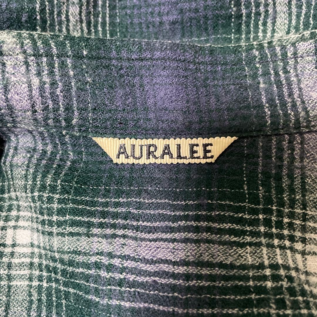 トップス AIRY WOOL CHECK SHIRT 3