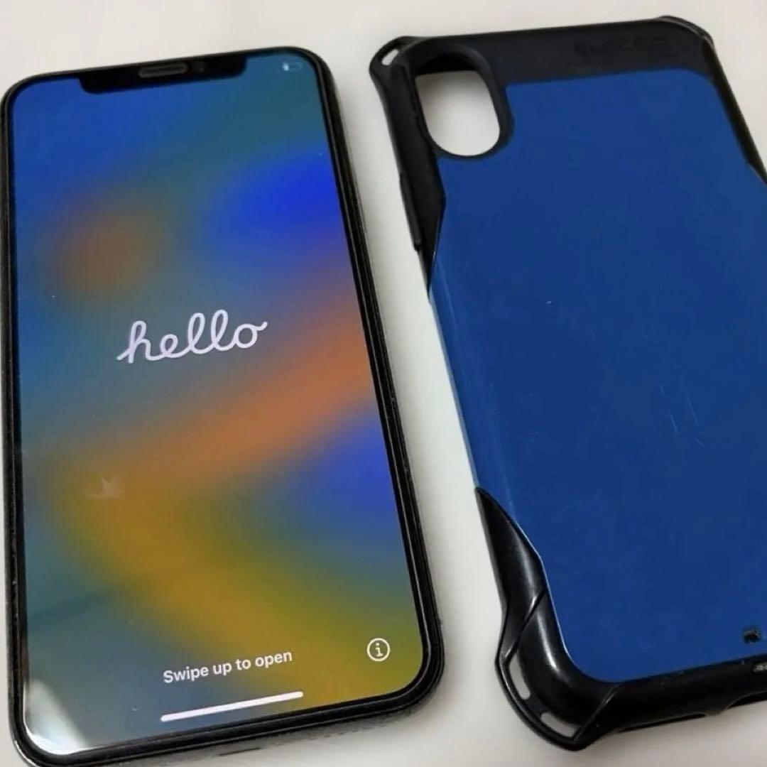 iPhone X 64GB ケース付き フィルム付き　元箱あり　バッテリー交換済