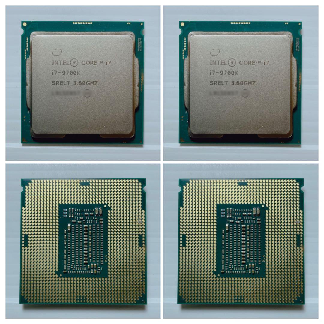 【動作確認済】 Intel Core i7-9700K ［CPU2点セット］)