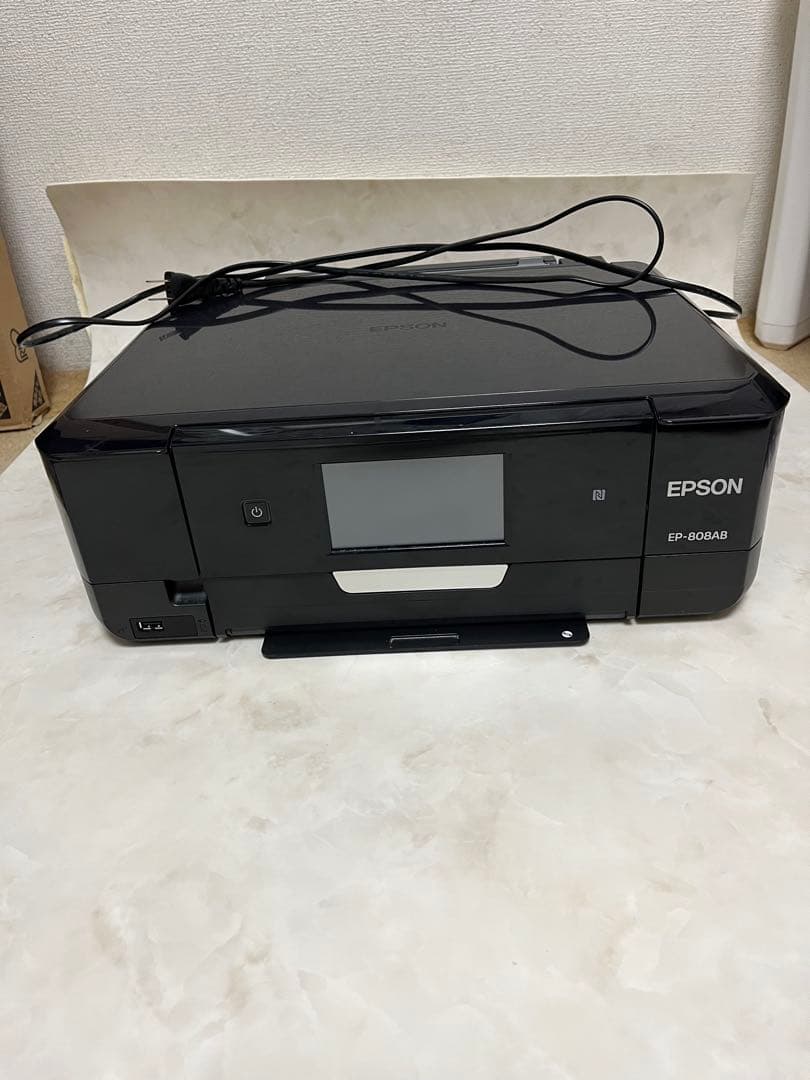 EPSON EP-808AB ブラックインクジェットプリンター　インクなし