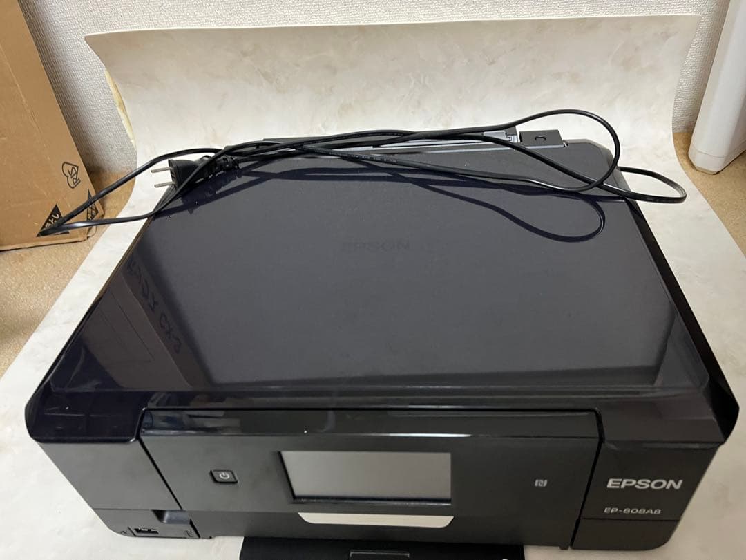 EPSON EP-808AB ブラックインクジェットプリンター　インクなし