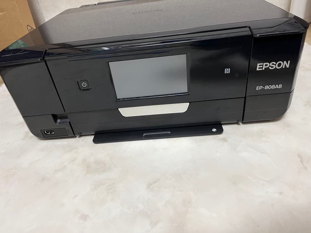 EPSON EP-808AB ブラックインクジェットプリンター　インクなし
