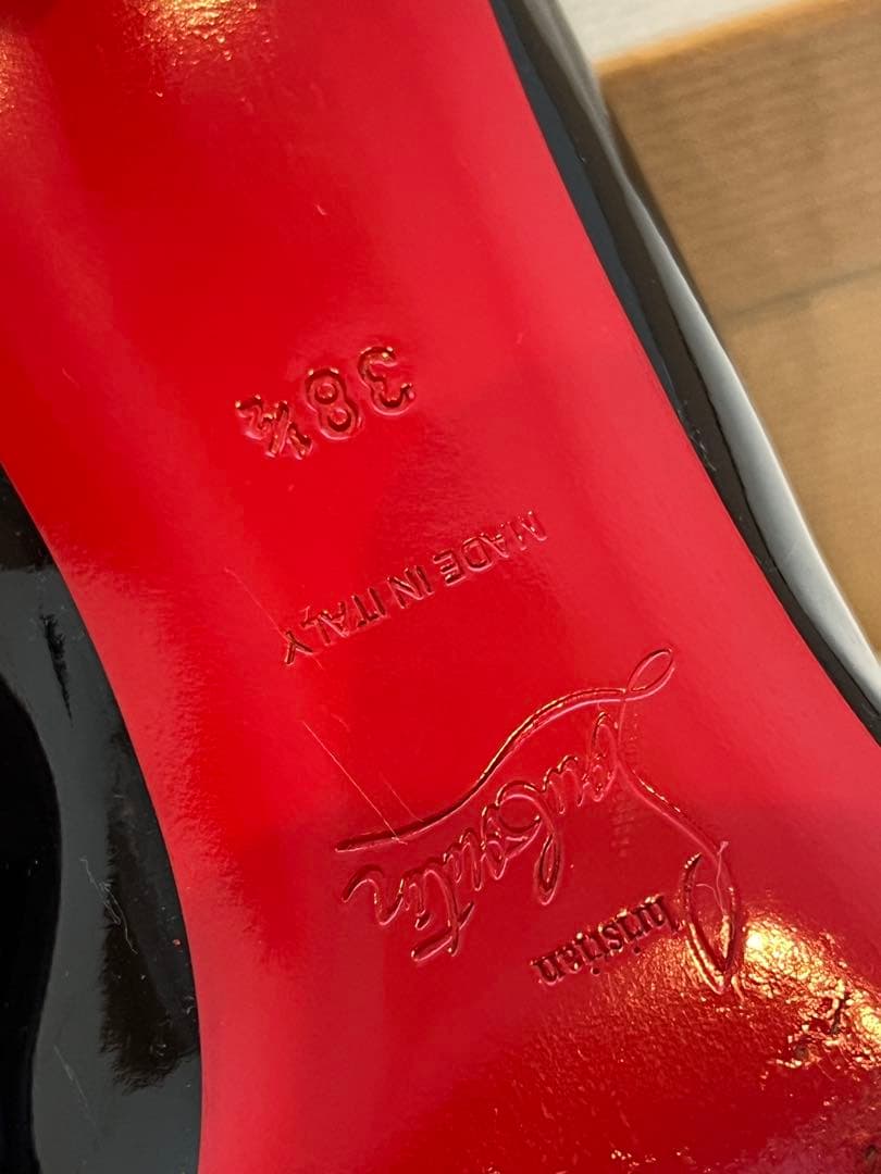 12/22まで値下げ‼️Christian Louboutin 黒バレエ38.5
