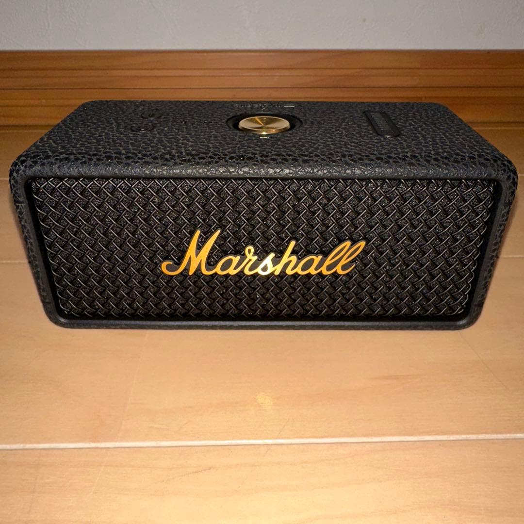 中古　Marshall EMBERTON III ブラック＆ブラス　マーシャル