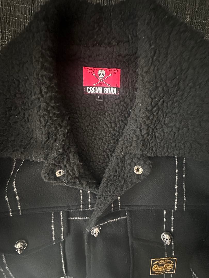 ク*ダ様 CREAM SODA 【完売品】クリームソーダ CSランチコートBLA