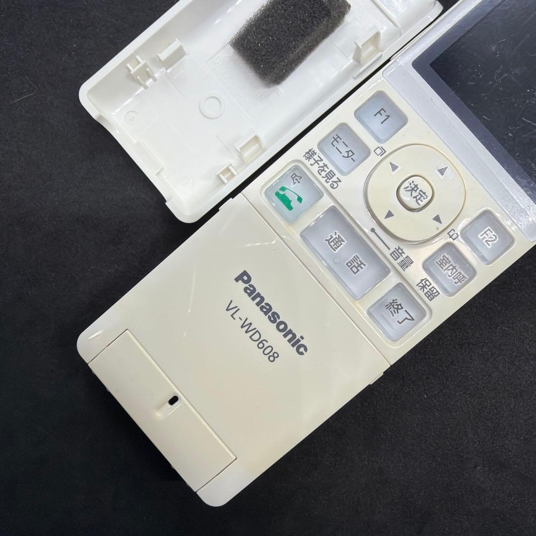 美品Panasonicインターホン子機VL-WD608画面フィルム付