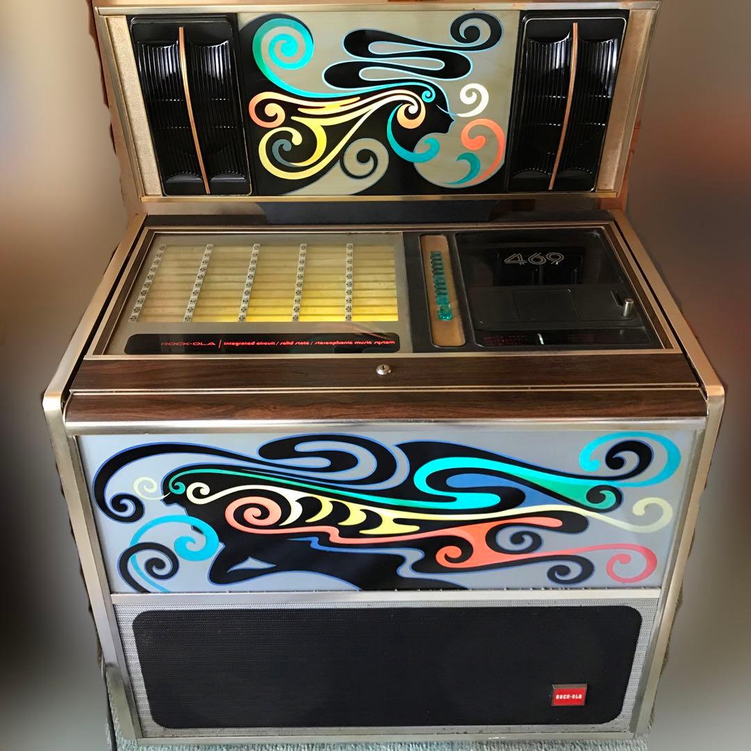 ROCK-OLA 469 ジュークボックス 1977 レコード jukebox
