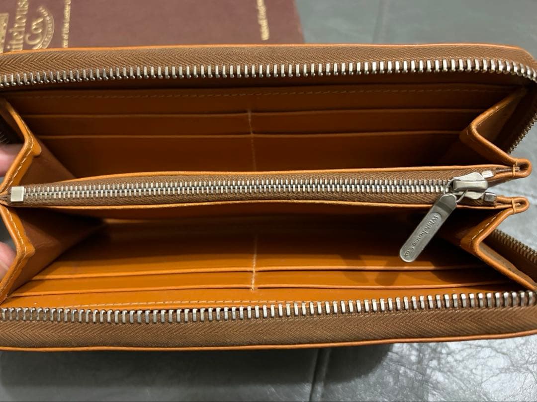 メンズ　長財布　ホワイトハウスコックス　ブライドルレザー