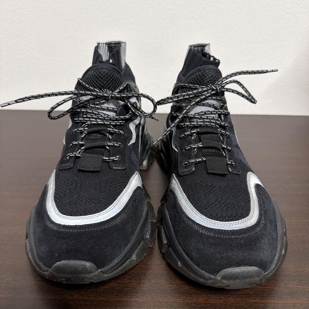 モンクレール No Trace High スニーカー size 42 ブラック