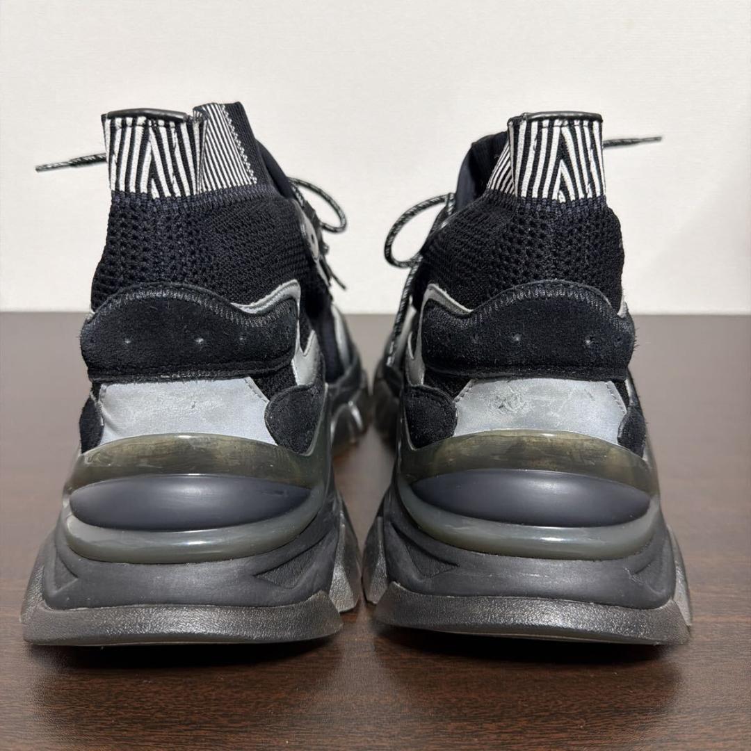 モンクレール No Trace High スニーカー size 42 ブラック