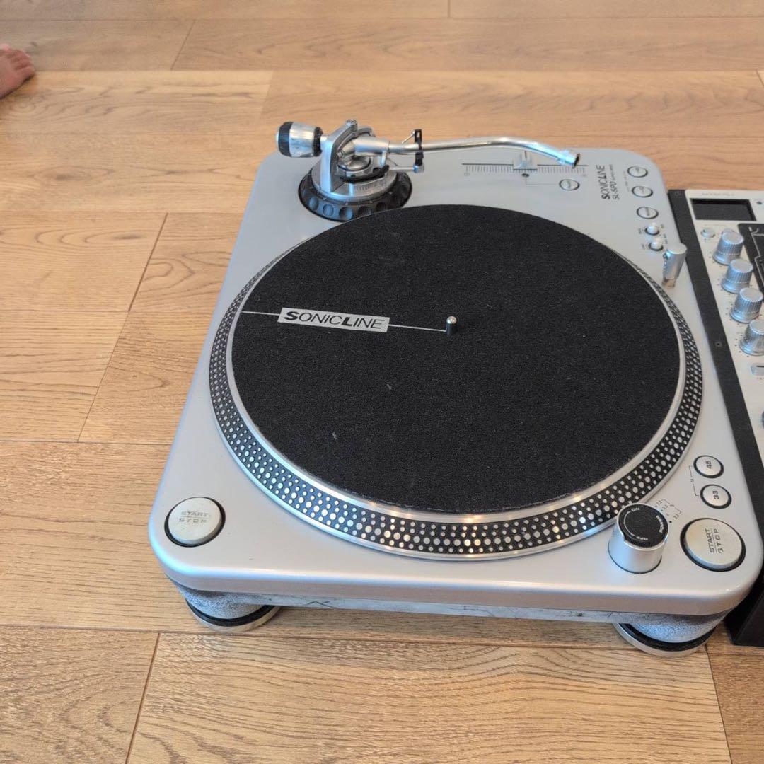 ターンテーブル　ミキサー　djセット