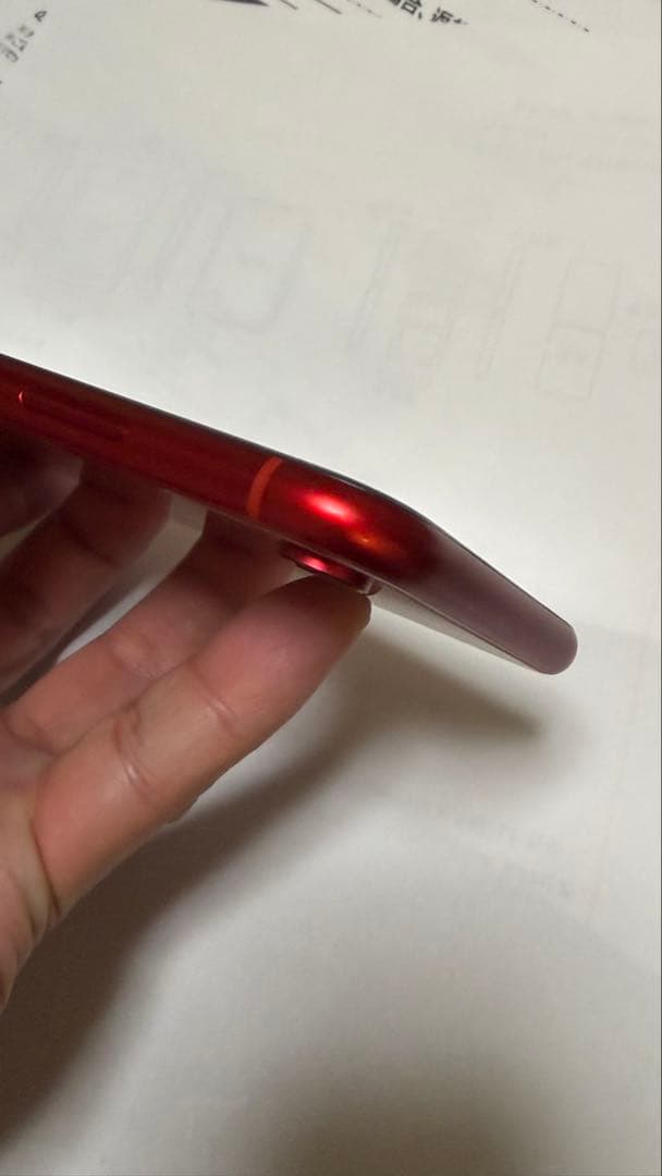 iPhoneXR本体 128GB RED バッテリー最大容量81% キャリアau