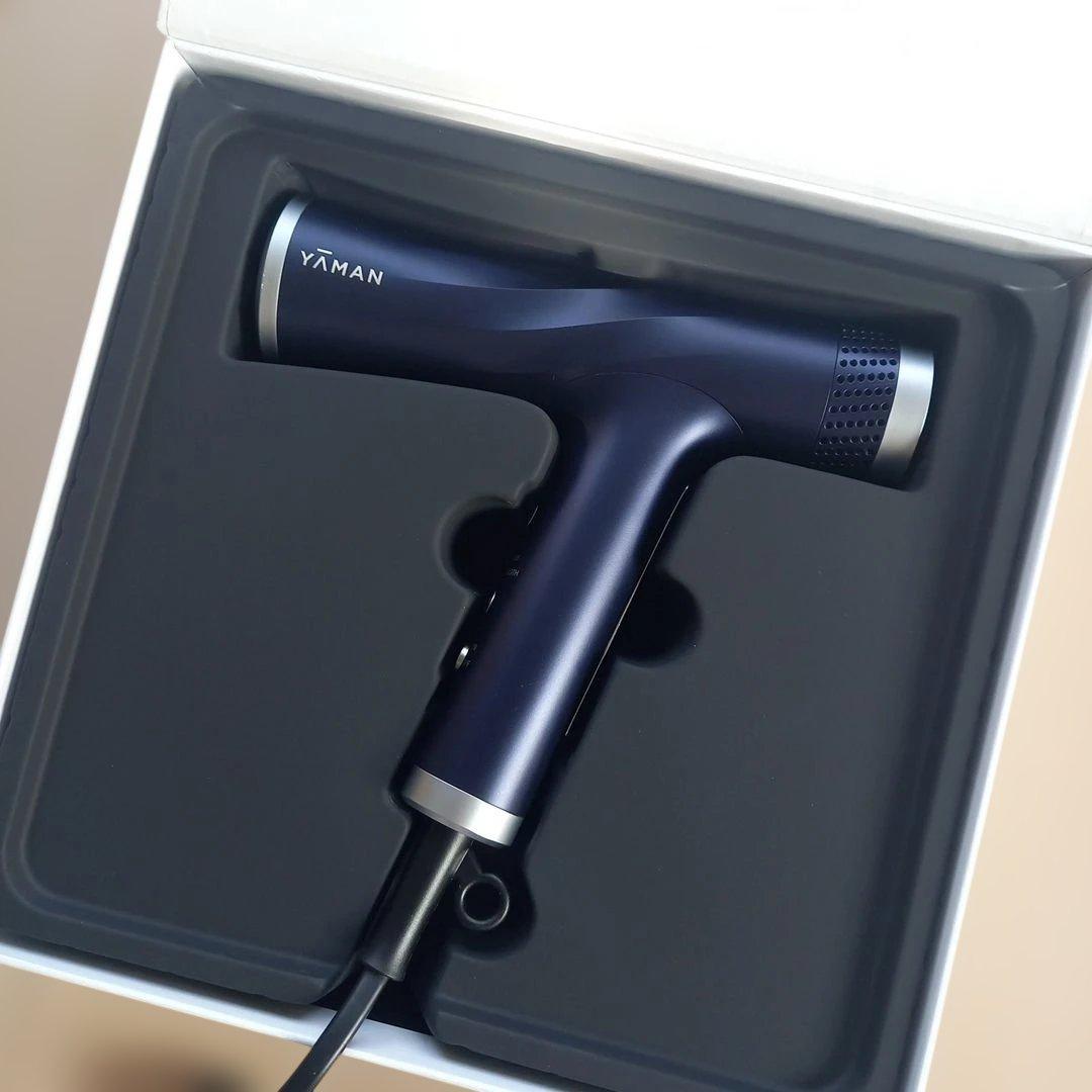 【美髪・動作良好】YAMAN リフトドライヤーSライト YJHC1L-2ネイビー