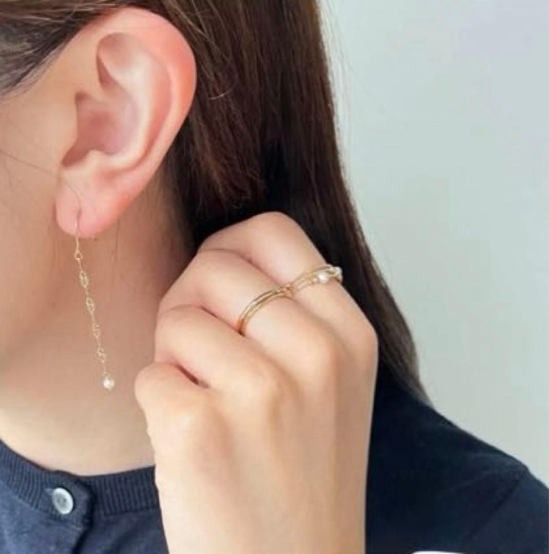 ハ*ル様 va Vendome Aoyama K10YG ✳︎パールリング✳︎フ